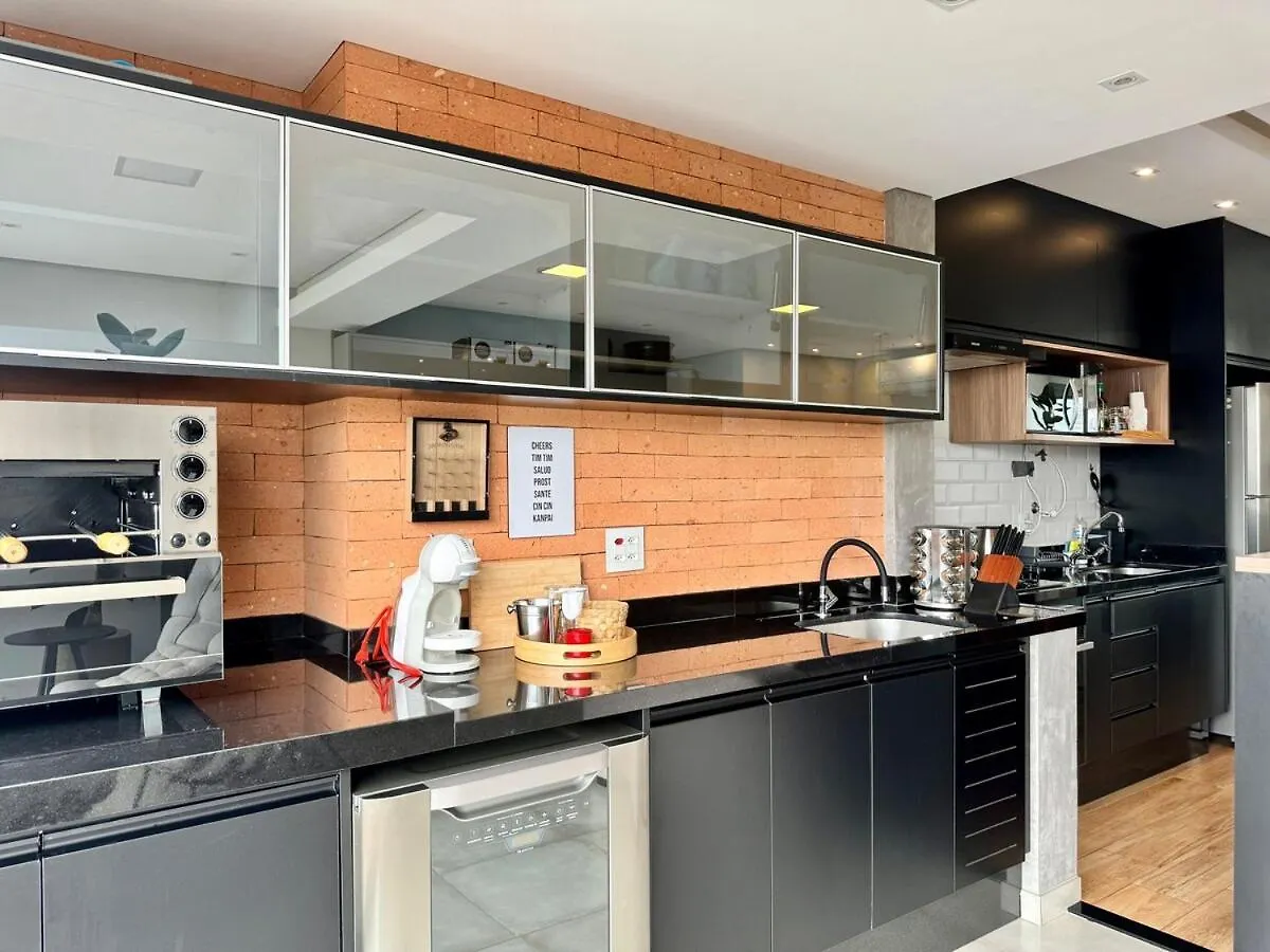 Daire Apto Luxuoso E Vista Panoramica Sao Paulo Brezilya
